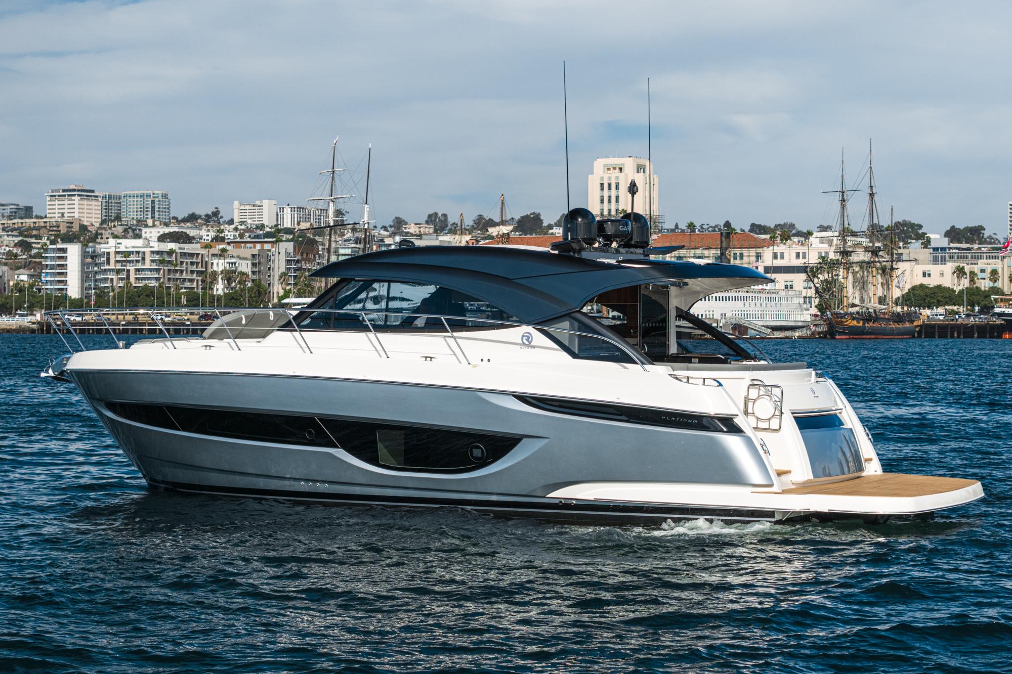 2024 Riviera 4600 Sport Yacht #R030 inventory image at Sun Country Marine Group, San Diego Harbor Island 2024 Riviera 4600 Sport Yacht #R030 inventory image at Sun Country Marine Group, San Diego Harbor Island