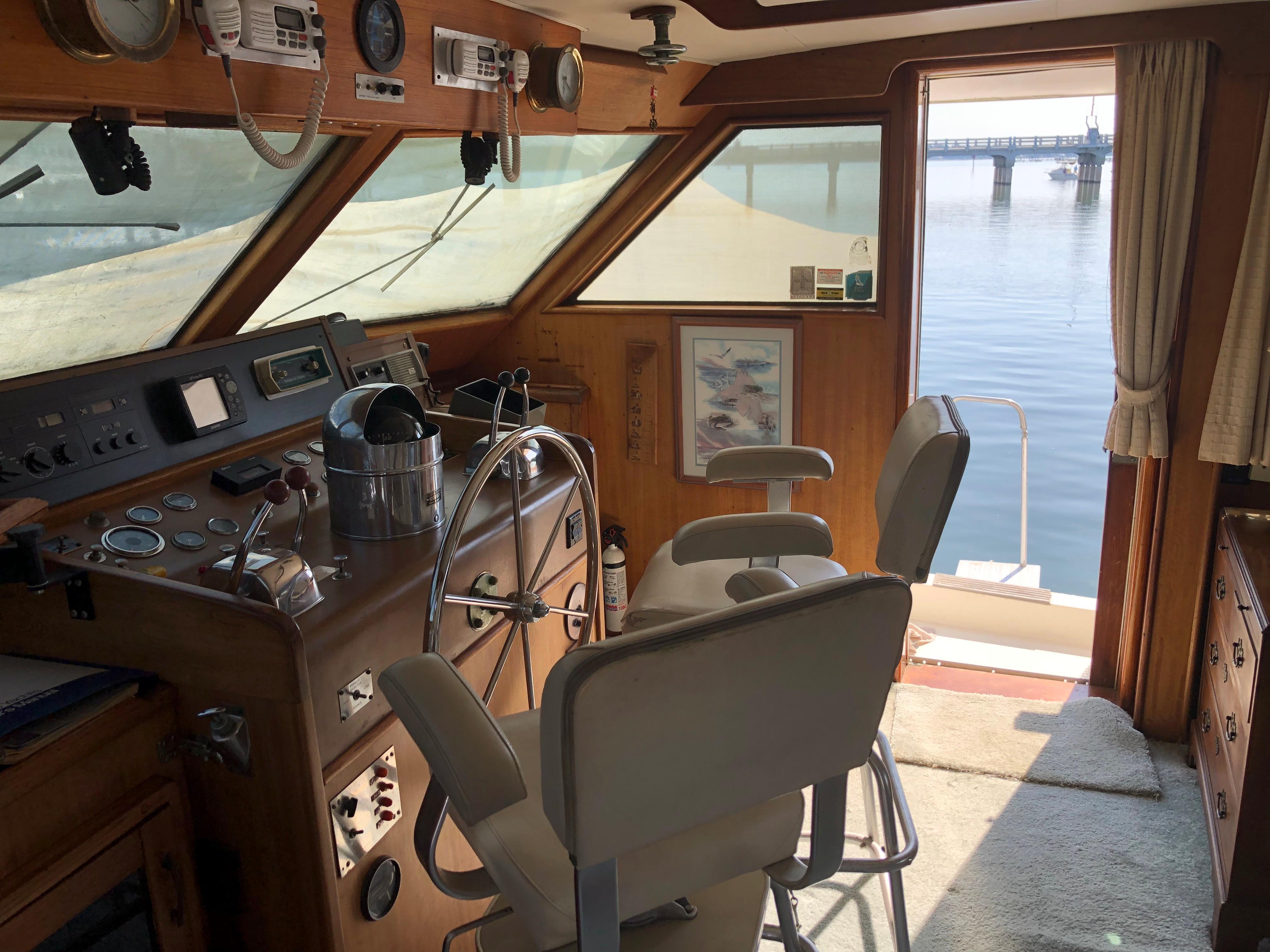 1977 Hatteras 58 Yacht Fisherman For Sale | YaZu Yachting | Deltaville