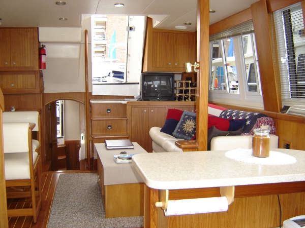 Main salon aft view