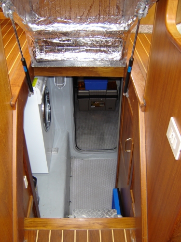 Entrance to engine room