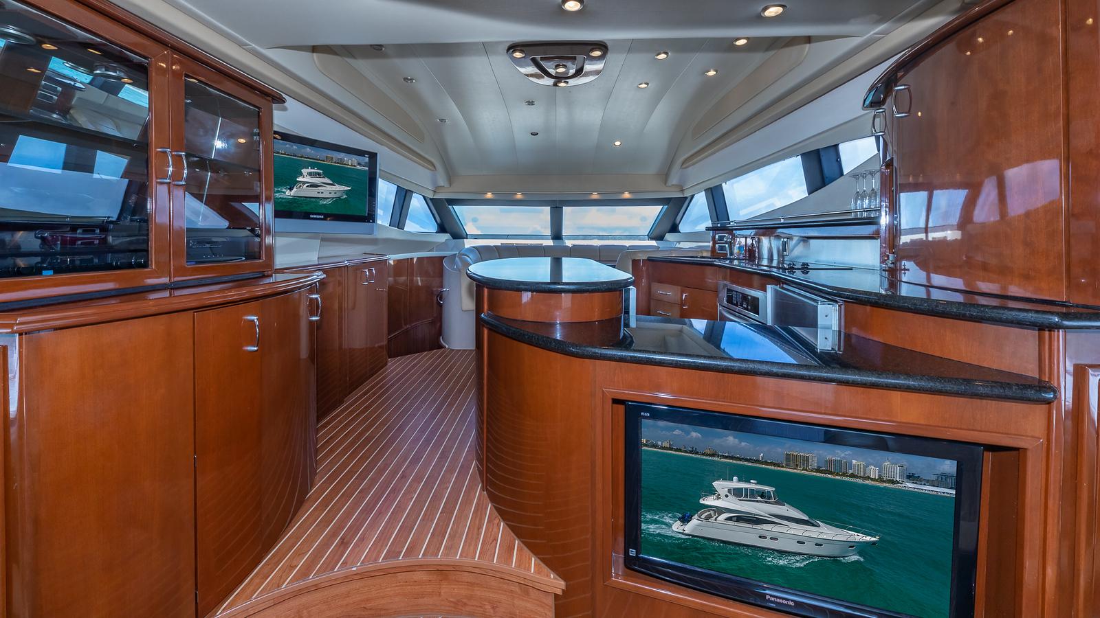 Marquis-59 2005-Next to Sell FL-US-Luxurious interior of 2005 Marquis 59 yacht with polished wood and modern amenities.-9654462 | Thumbnail