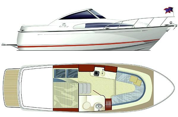 2001 Chris Craft boat for sale, model of the boat is 26 Constellation & Image # 19 of 21
