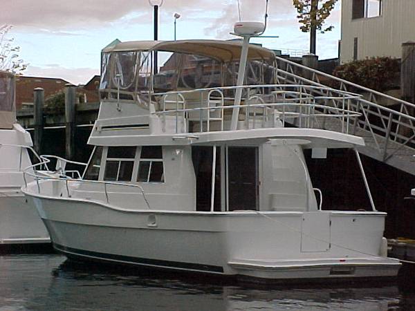 Stern View of Aft Deck & Cockpit