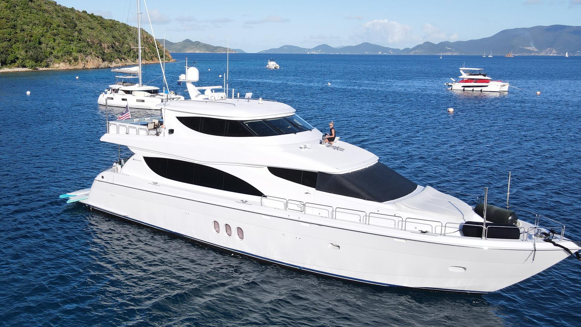 2014 HATTERAS 80 80 Motor Yacht Sky Lounge
