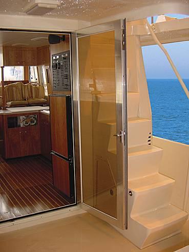 Cockpit Salon Doors & Flybridge Stairwell