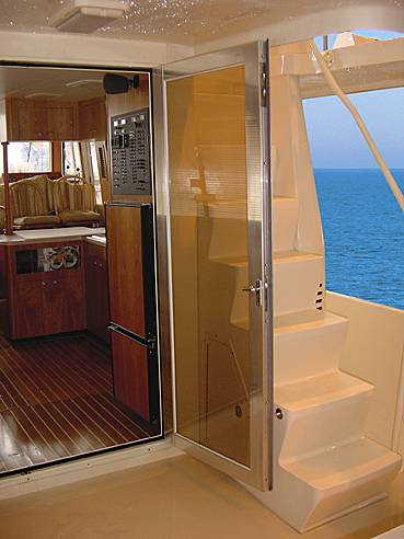 Cockpit Salon Doors & Flybridge Stairwell
