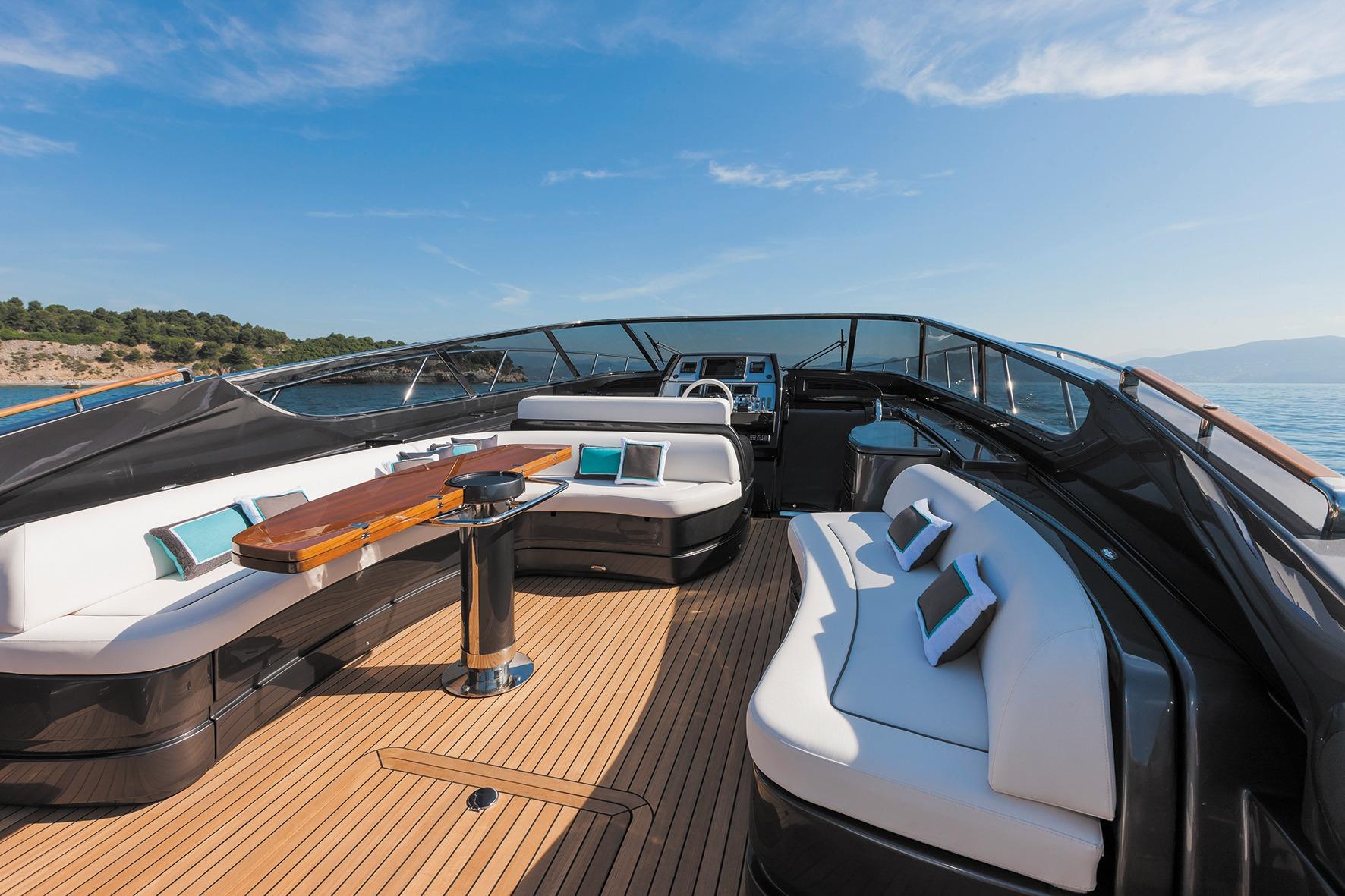 Riva 63' Virtus Cockpit