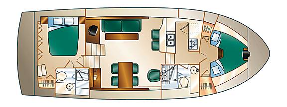 Two Stateroom Layout