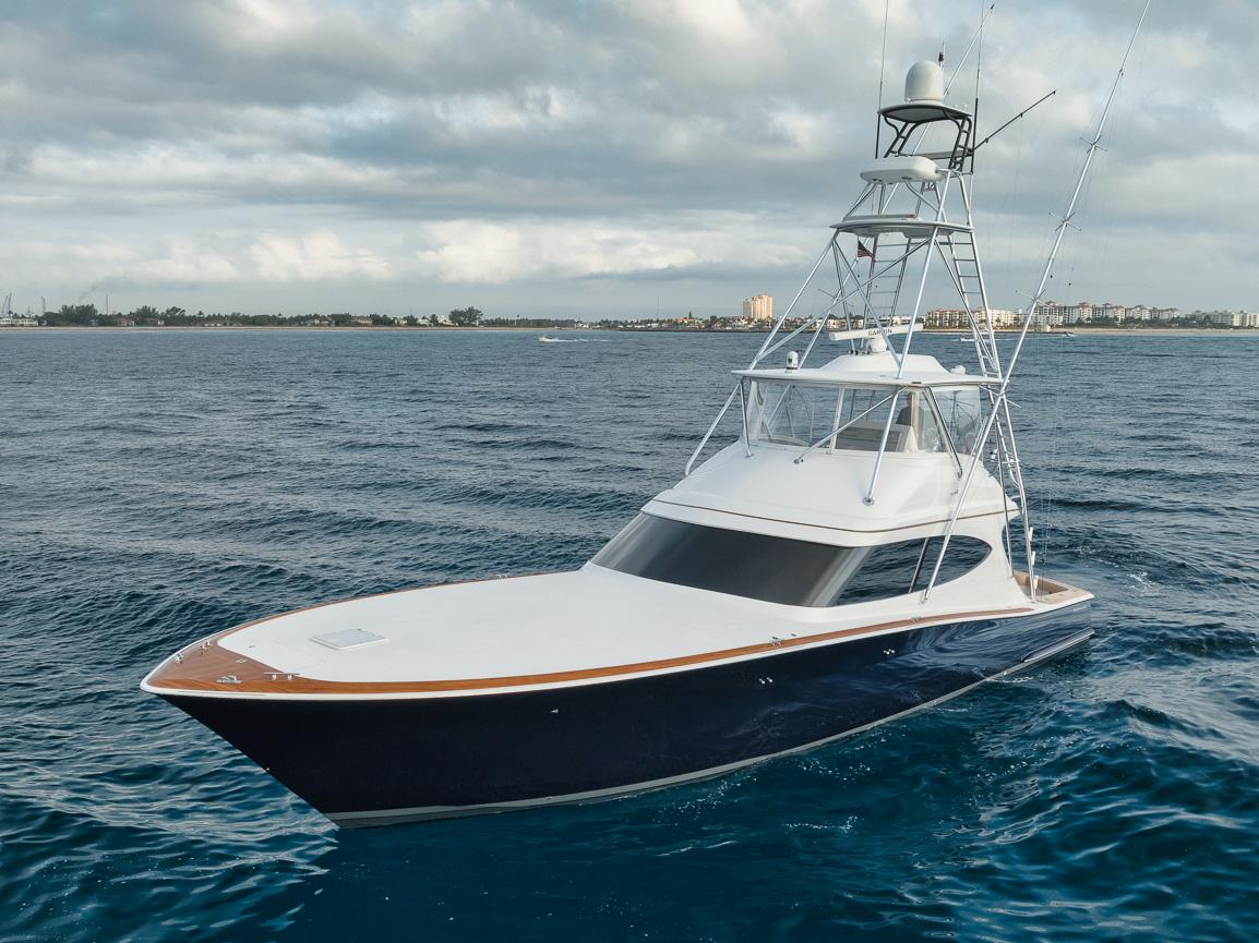 Hatteras 59 Ziggy - Exterior Profile