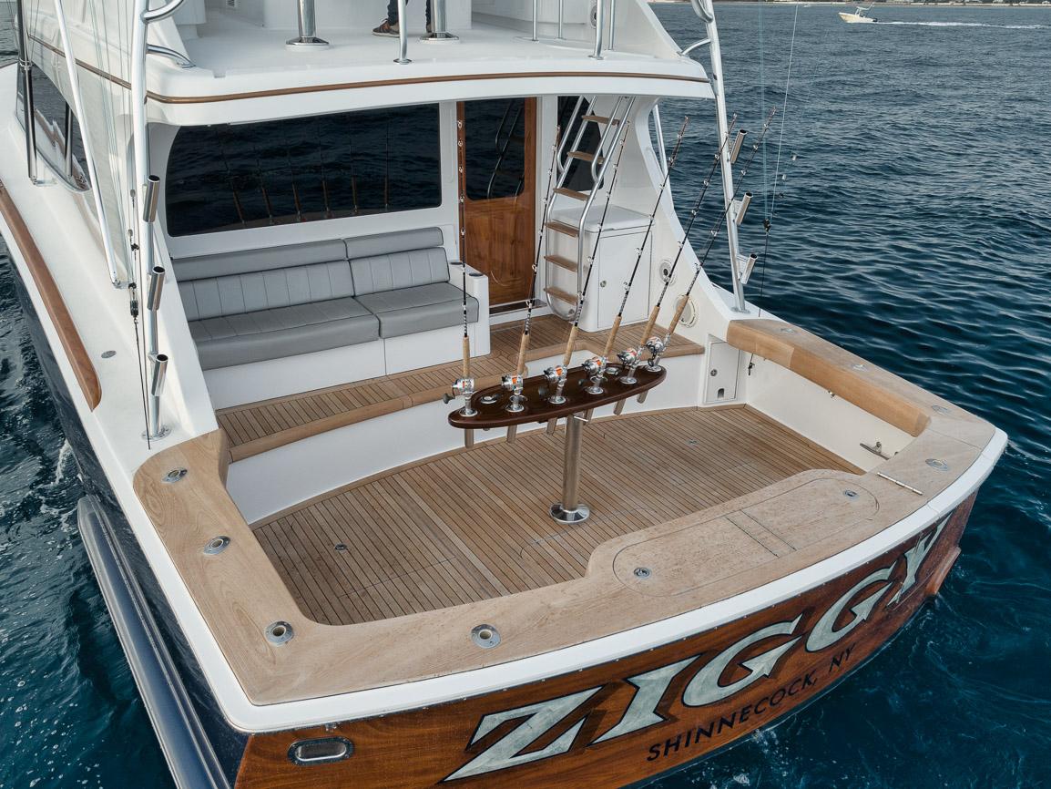 Hatteras 59 Ziggy - Exterior Profile