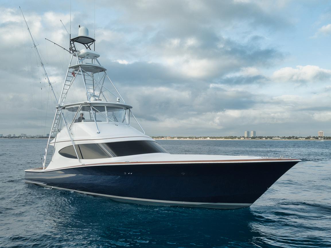 Hatteras 59 Ziggy - Exterior Profile