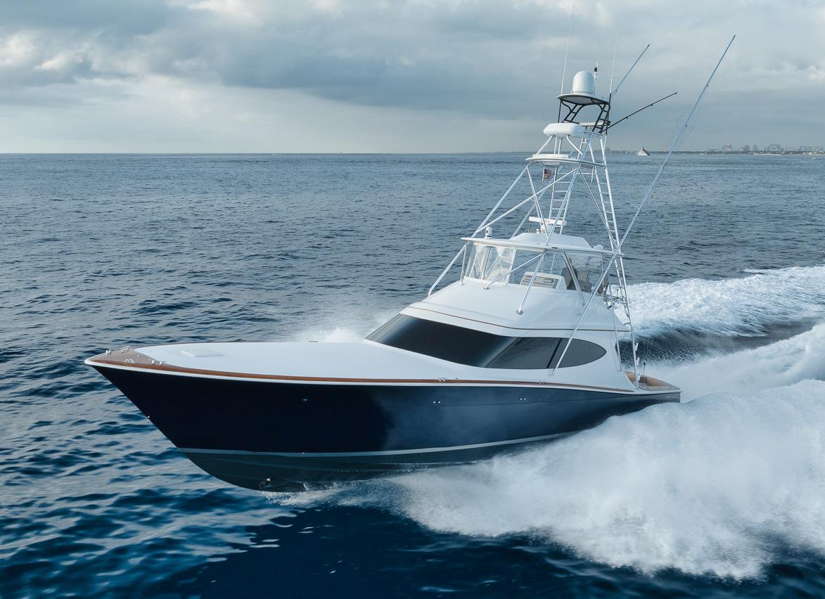 Hatteras 59 Ziggy - Exterior Profile