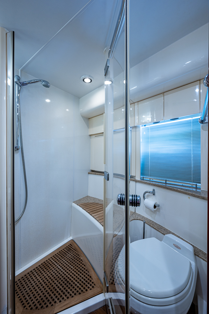 62 Fairline Targa, Guest head and shower pic 2