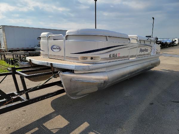 2005 Godfrey Pontoon boat for sale, model of the boat is AquaPatio 220DF & Image # 1 of 20