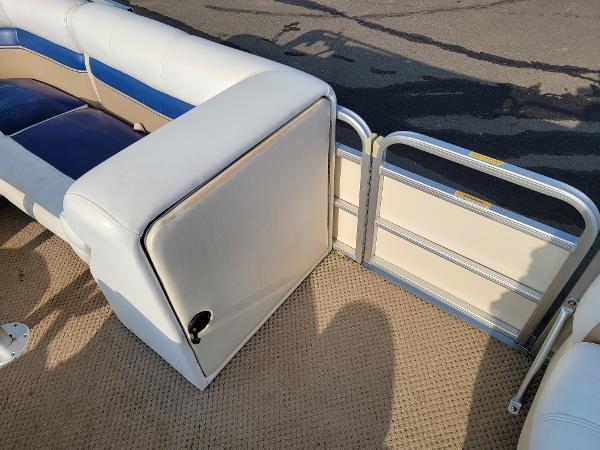 2005 Godfrey Pontoon boat for sale, model of the boat is AquaPatio 220DF & Image # 11 of 20