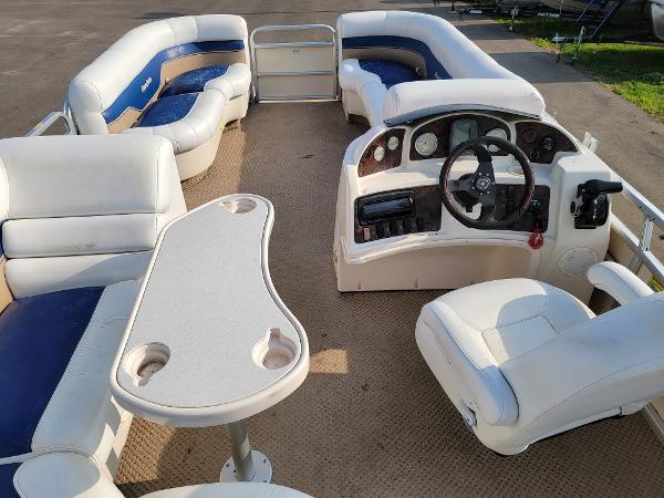 2005 Godfrey Pontoon boat for sale, model of the boat is AquaPatio 220DF & Image # 17 of 20