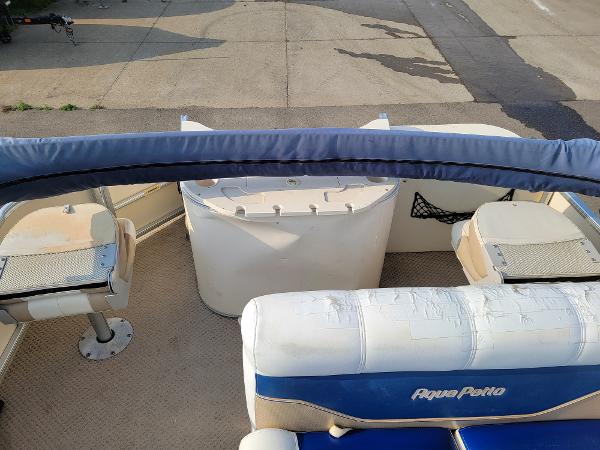 2005 Godfrey Pontoon boat for sale, model of the boat is AquaPatio 220DF & Image # 13 of 20