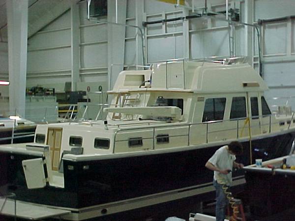 At Sabre Yachts - Starboard Quarter view