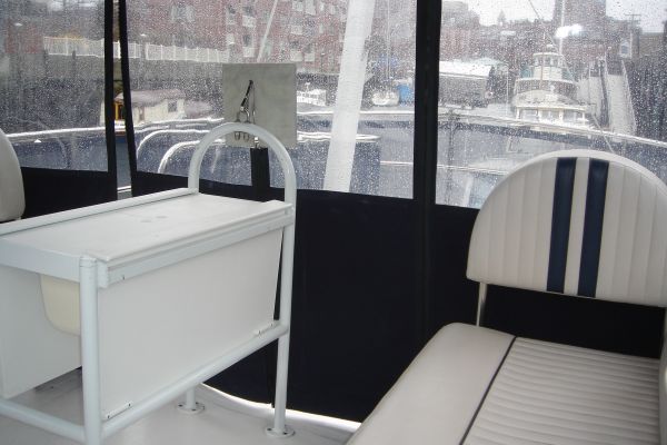 Flybridge aft view