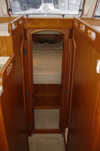 Companionway stairs to fwd cabins