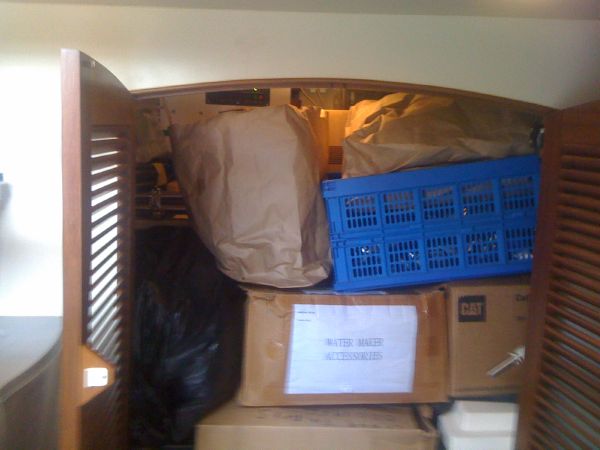 Huge storage closest in lazarette