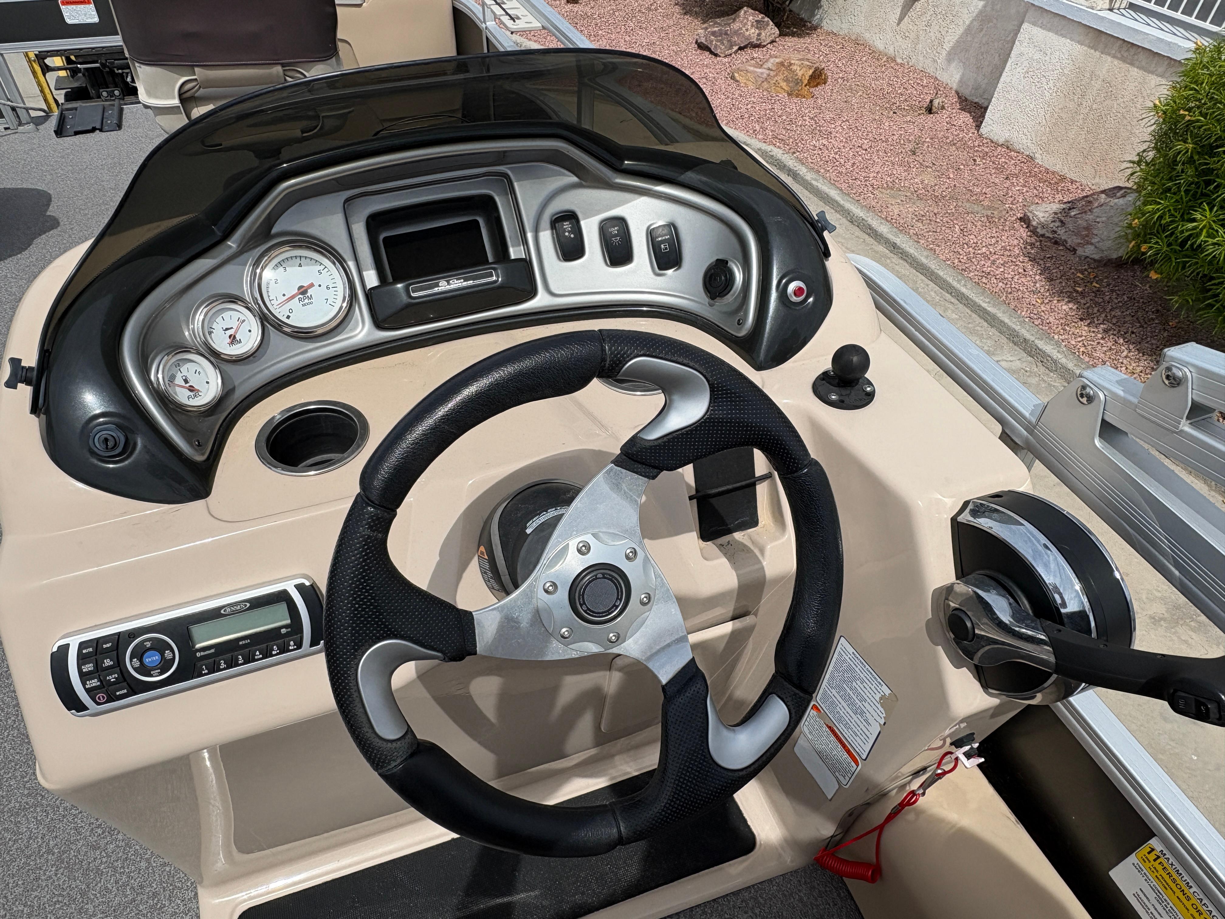 2017 Sun Tracker Fishin' Barge 22 DLX #TRW4842 inventory image at Sun Country Marine Group, Lake Havasu City, AZ 2017 Sun Tracker Fishin' Barge 22 DLX #TRW4842 inventory image at Sun Country Marine Group, Lake Havasu City, AZ