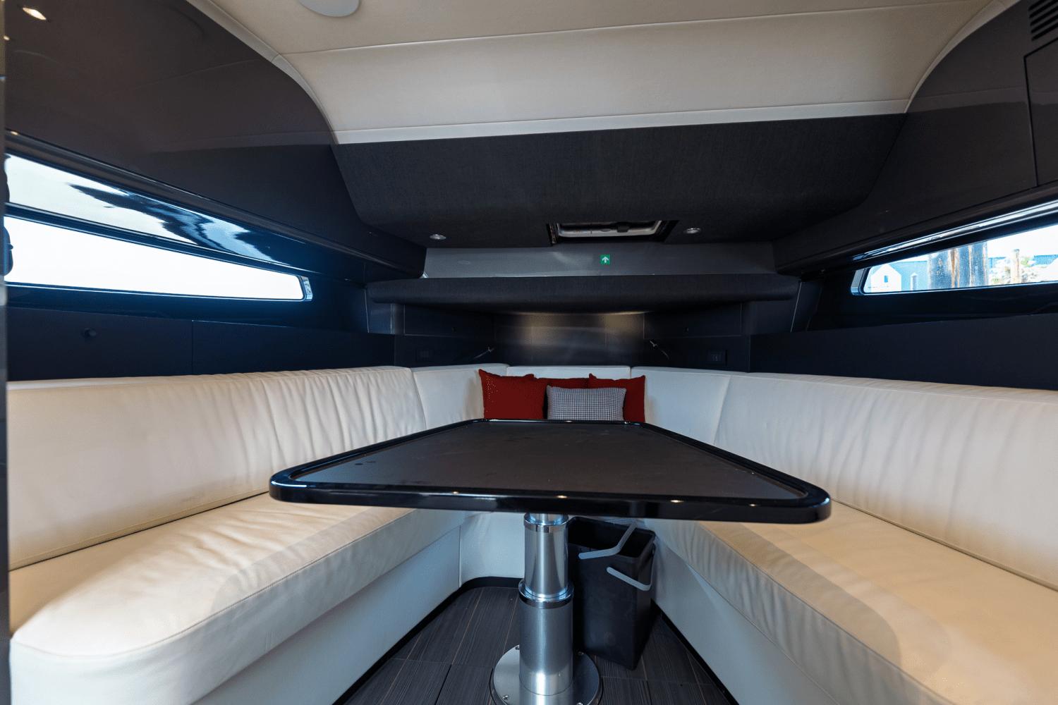 Azimut-AZ42 VERVE 2023-Shee-naughty TX-US-Luxurious interior of 2023 Azimut AZ42 VERVE yacht with elegant seating and table.-9104707 | Thumbnail