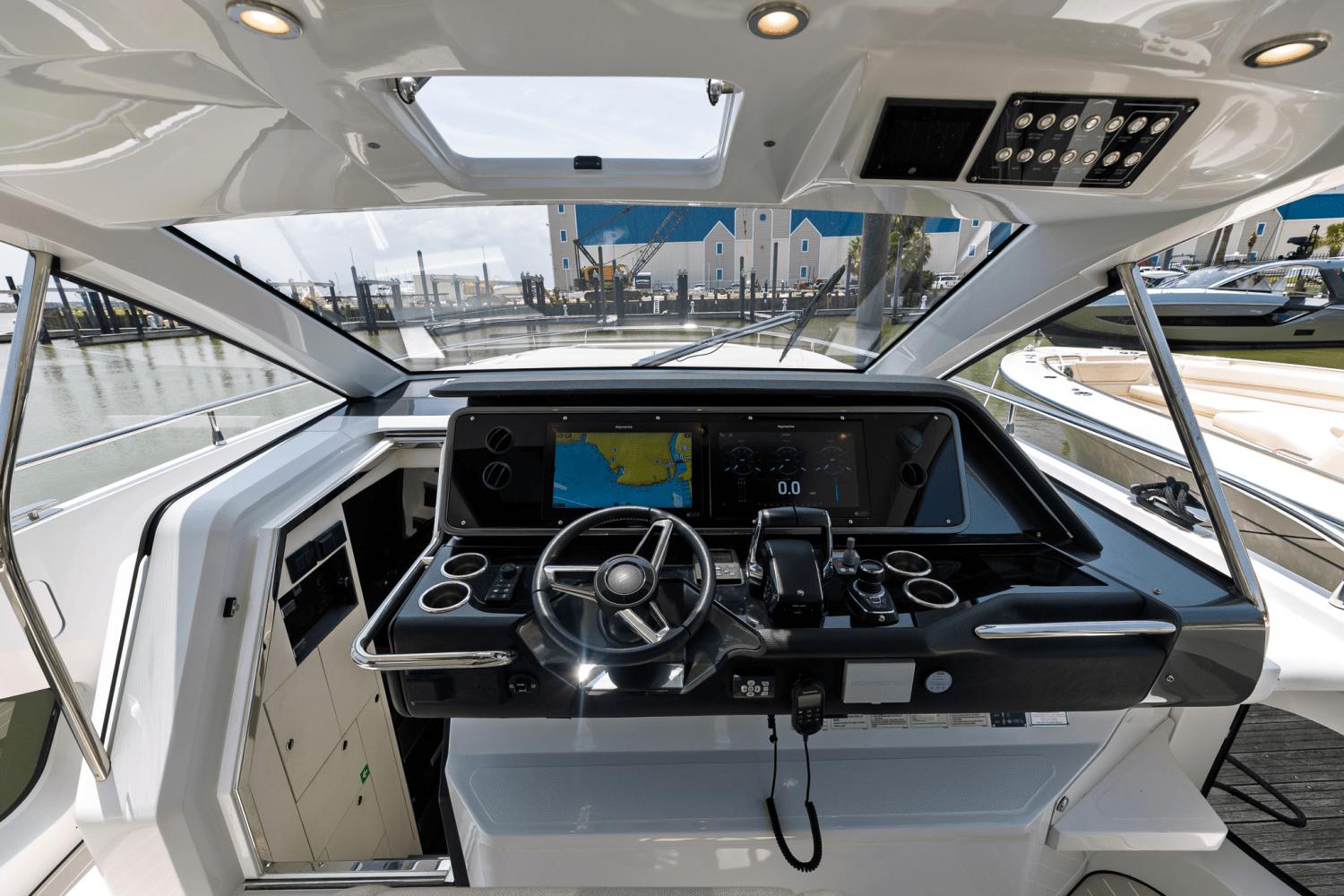 Azimut-AZ42 VERVE 2023-Shee-naughty TX-US-2023 Azimut AZ42 VERVE yacht helm with modern navigation system and sleek design.-9104707 | Thumbnail