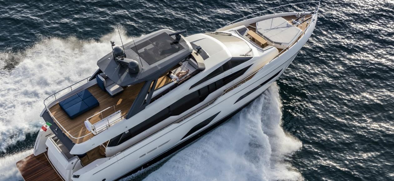 2018 Ferretti Yachts 780 She Said Yes! Again