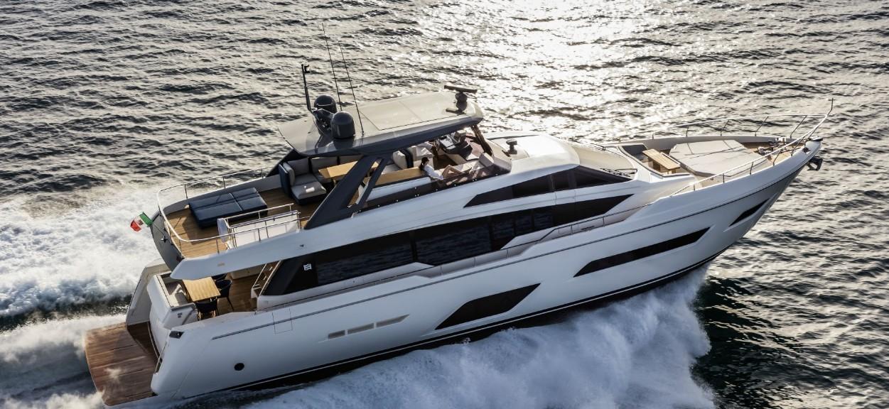 2018 Ferretti Yachts 780 She Said Yes! Again
