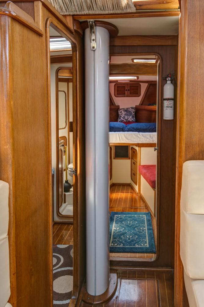 VIEW FORWARD FROM SALOON