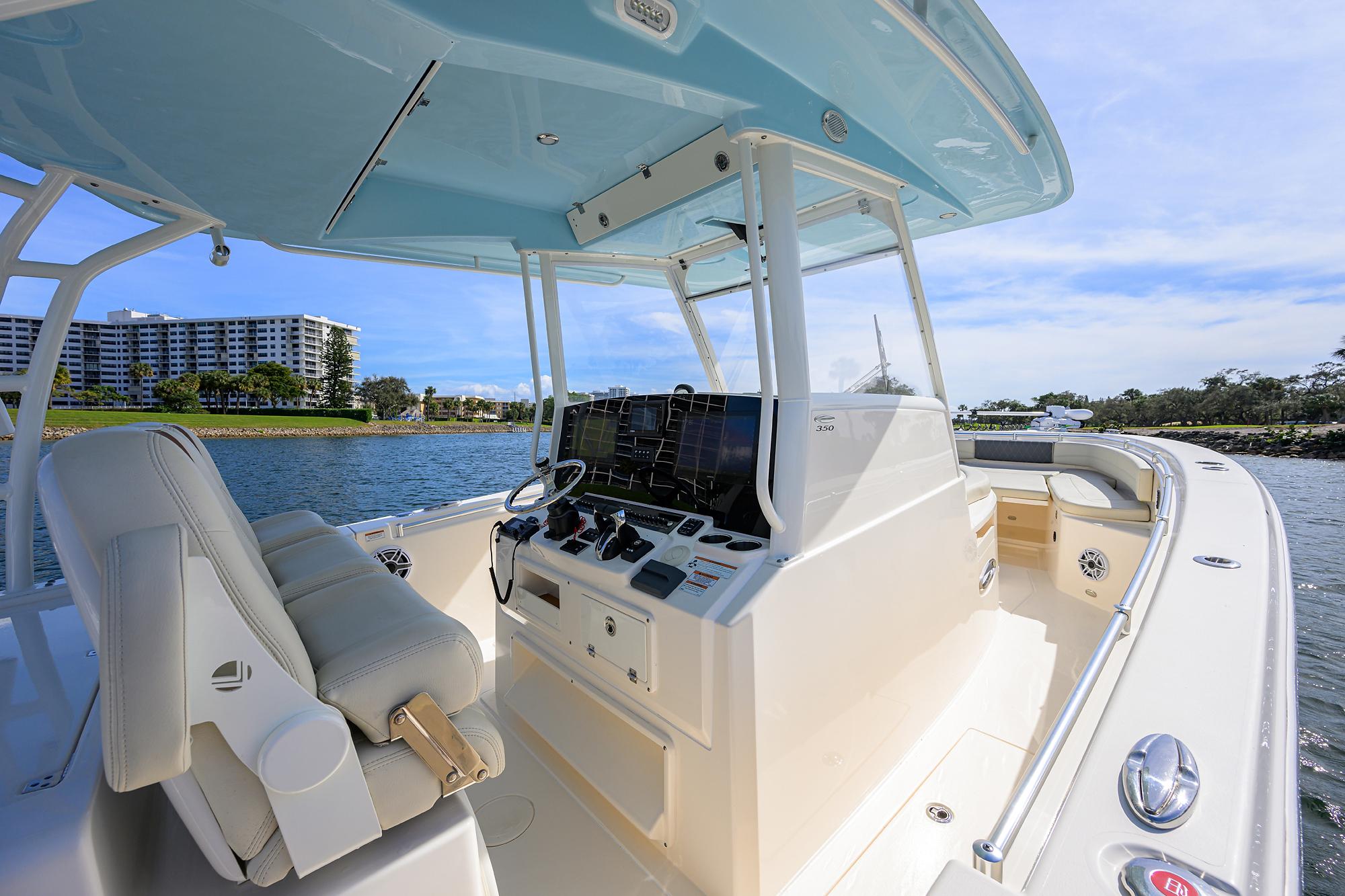 Cobia 355 - Helm Seating and Electronics