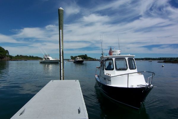 At the dock
