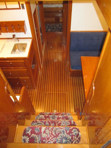 View from helm deck