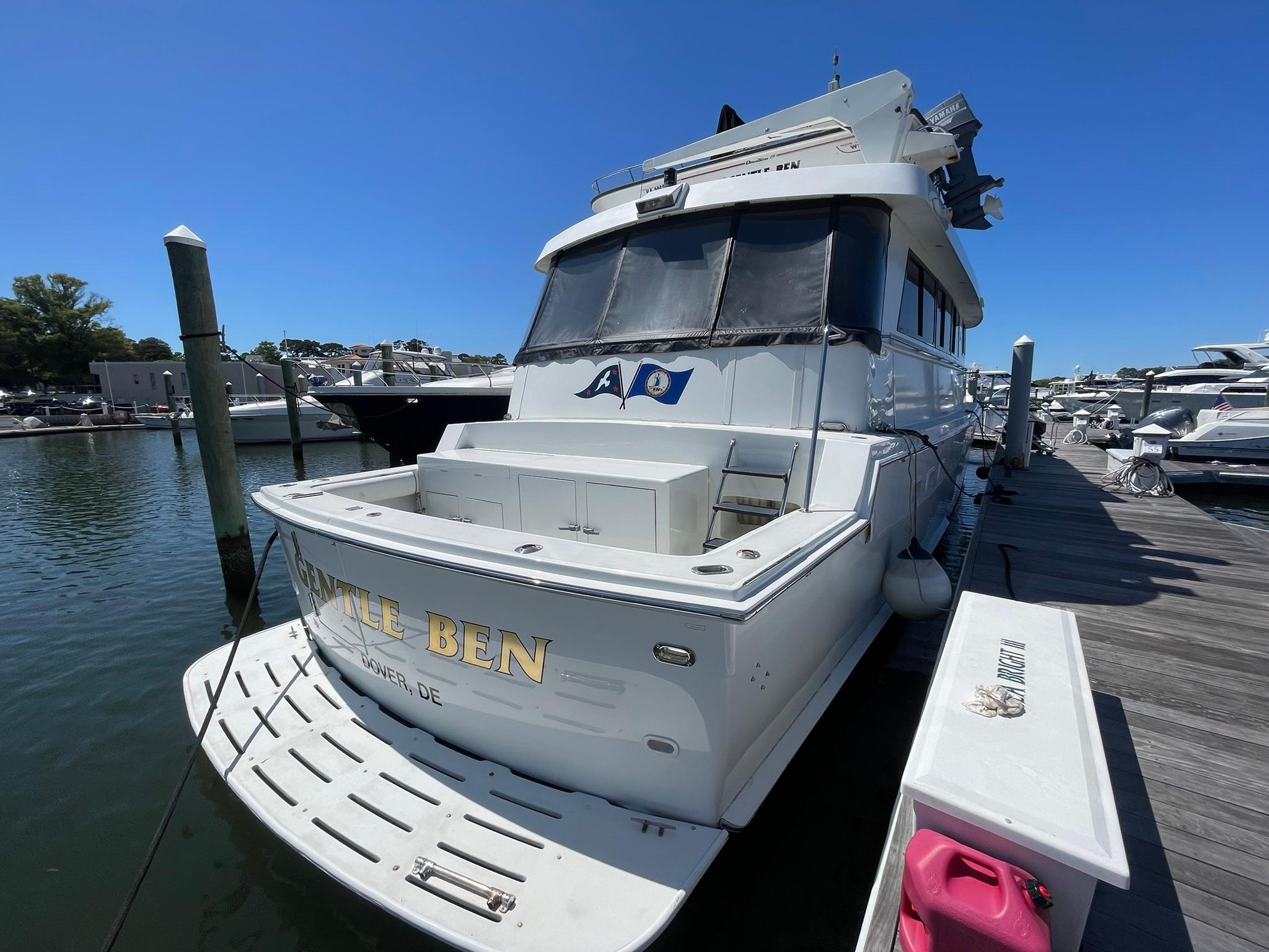 Hatteras-80 Cockpit Motor Yacht 1989-GENTLE BEN VA-US-9784968 | Thumbnail