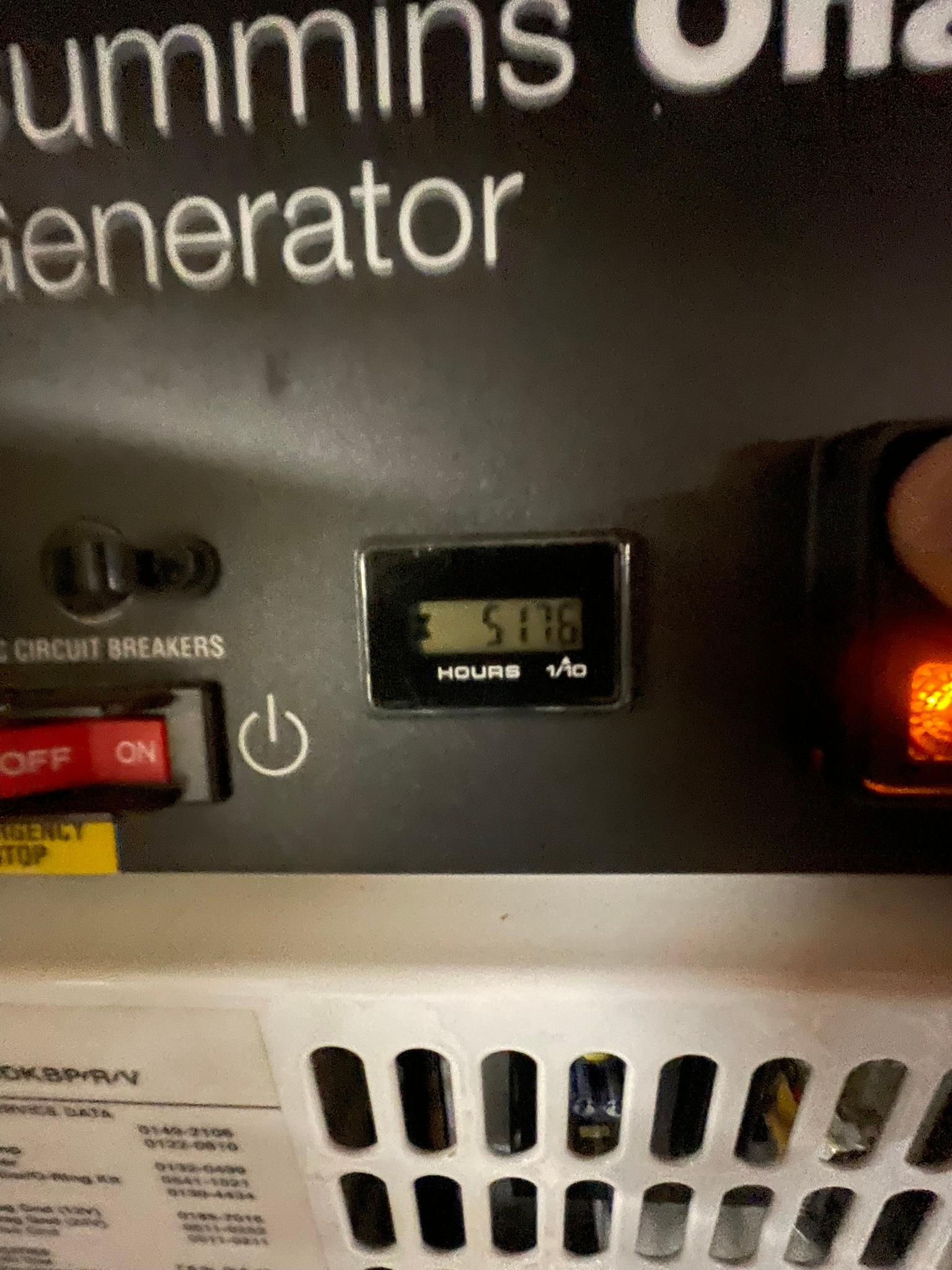 Hatteras-80 Cockpit Motor Yacht 1989-GENTLE BEN VA-US-NEWER GENERATOR HOUR METER-9784968 | Thumbnail