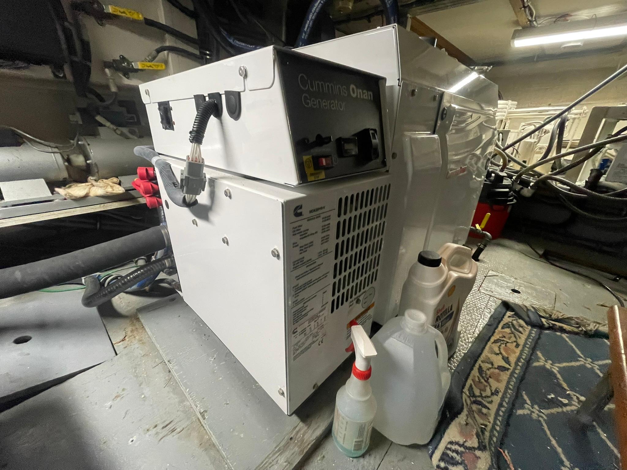 Hatteras-80 Cockpit Motor Yacht 1989-GENTLE BEN VA-US-SECOND NEWER ONAN GENERATOR IN SOUND ENCLOSURE-9784968 | Thumbnail