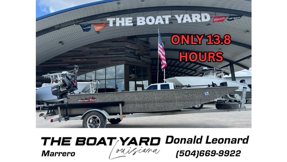 2022 Gator Tail 1754 boat at The Boat Yard, Marrero, Louisiana, with only 13.8 hours.