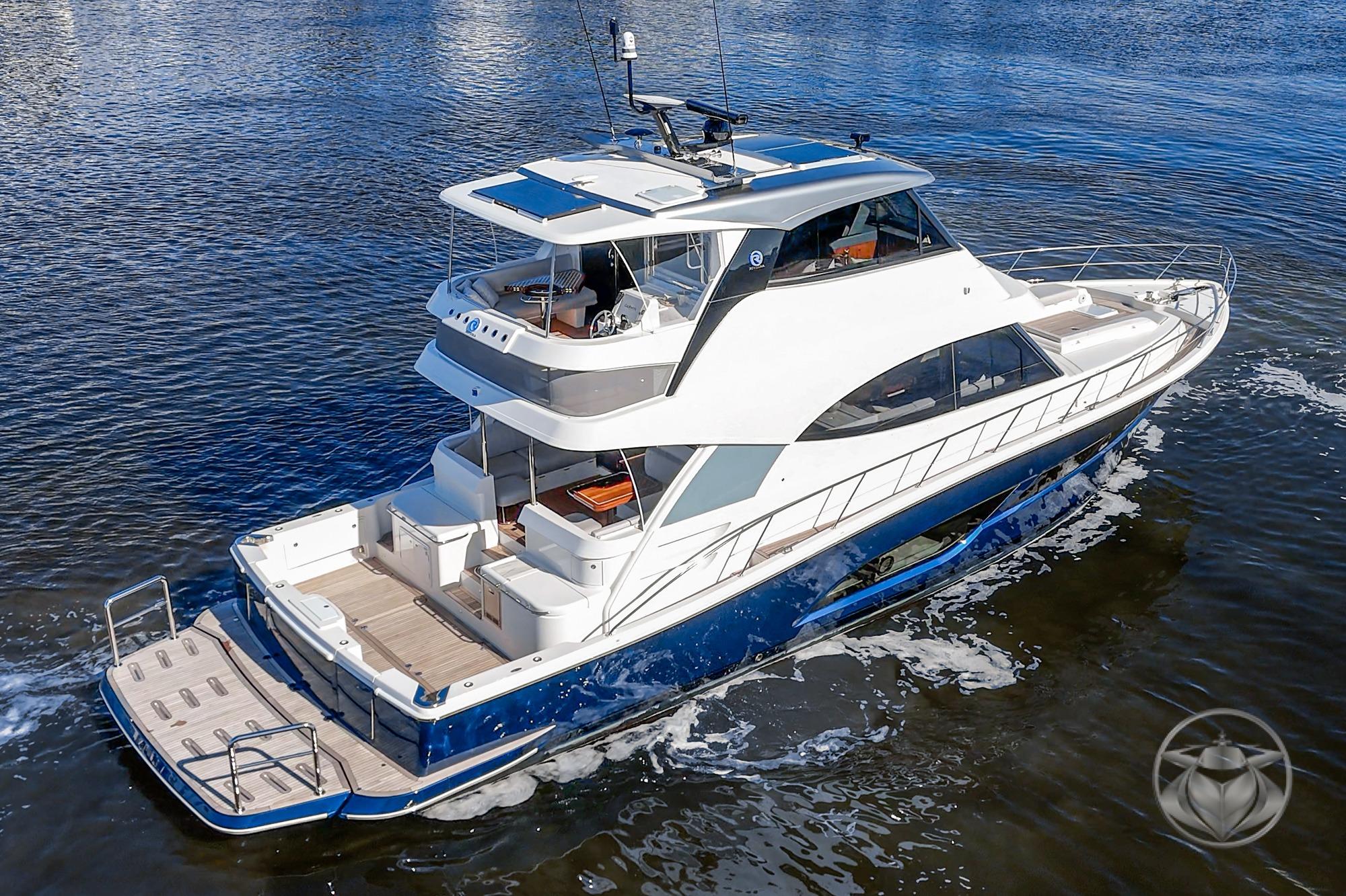 2026 Riviera 58 Sports Motor Yacht #R137 inventory image at Sun Country Marine Group, Newport Beach