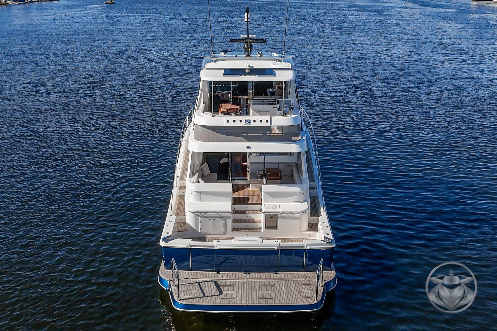 2026 Riviera 58 Sports Motor Yacht #R137 inventory image at Sun Country Marine Group, Newport Beach