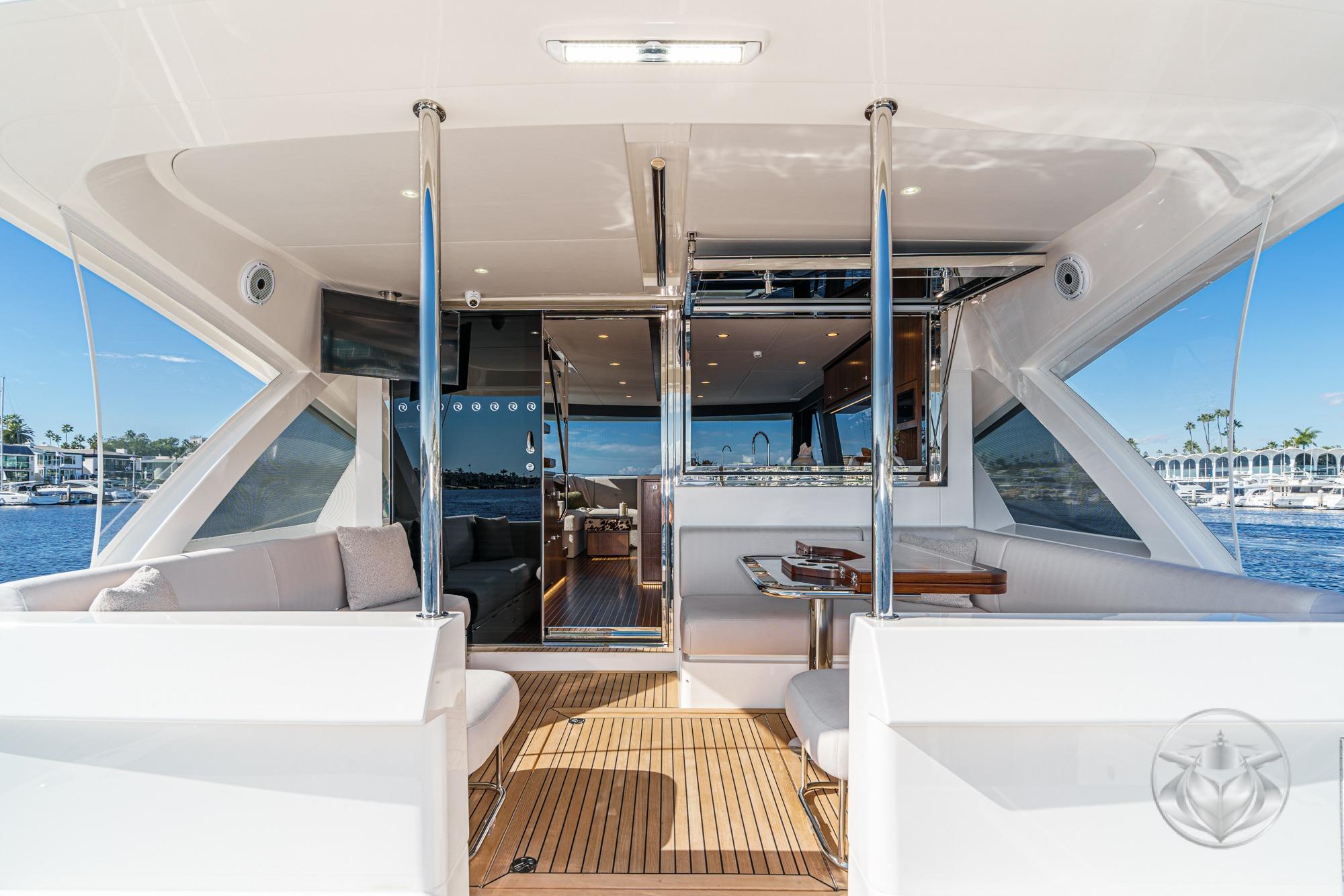 2026 Riviera 58 Sports Motor Yacht #R137 inventory image at Sun Country Marine Group, Newport Beach