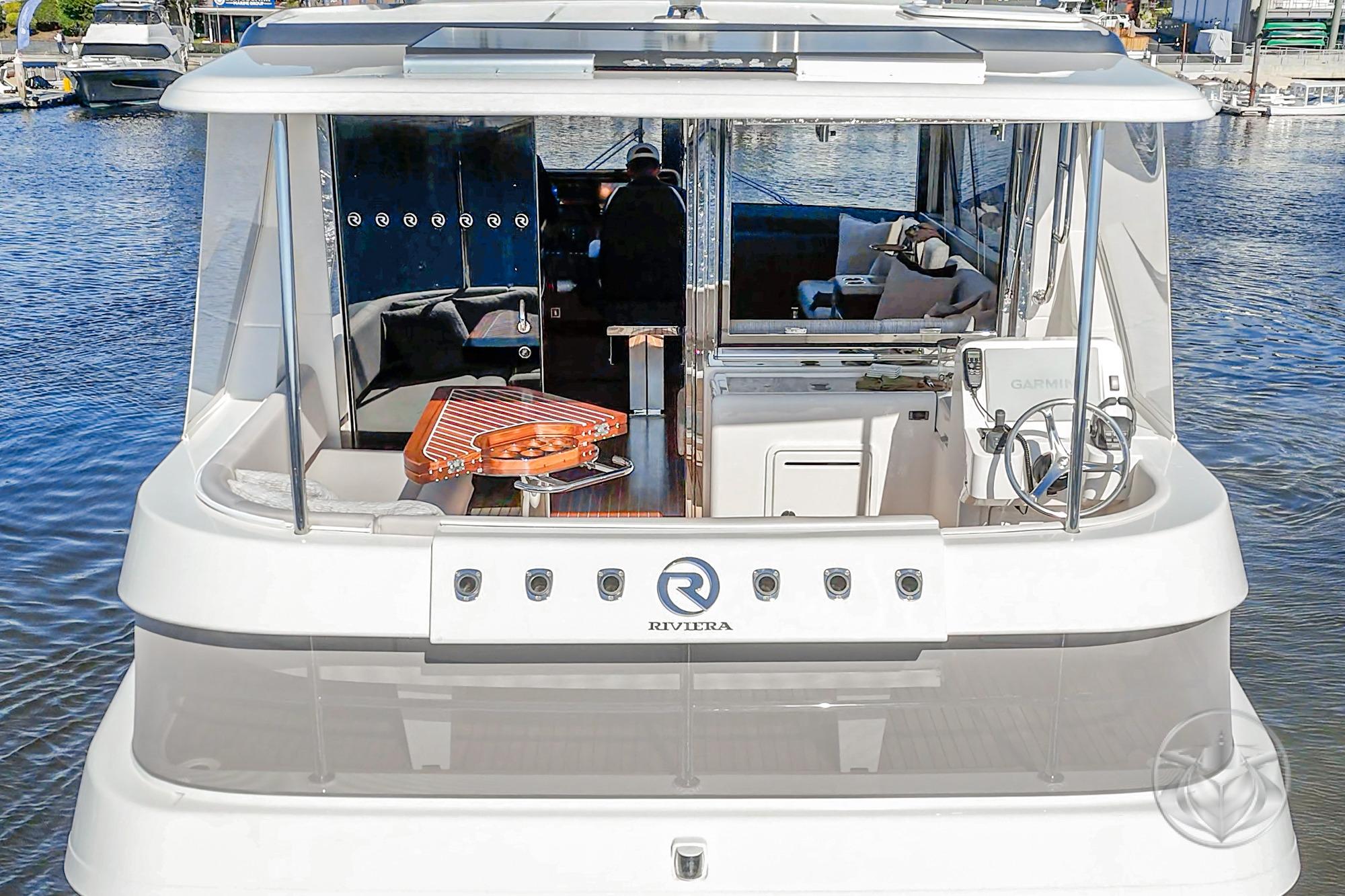 2026 Riviera 58 Sports Motor Yacht #R137 inventory image at Sun Country Marine Group, Newport Beach