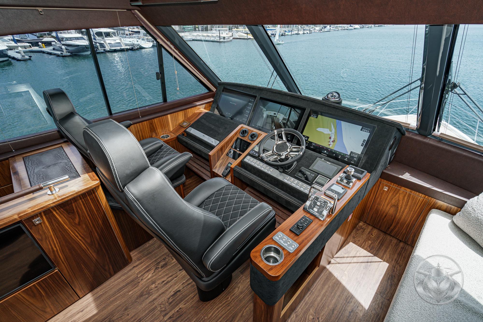 2026 Riviera 64 Sports Motor Yacht #R055 inventory image at Sun Country Yachts, Newport Marina