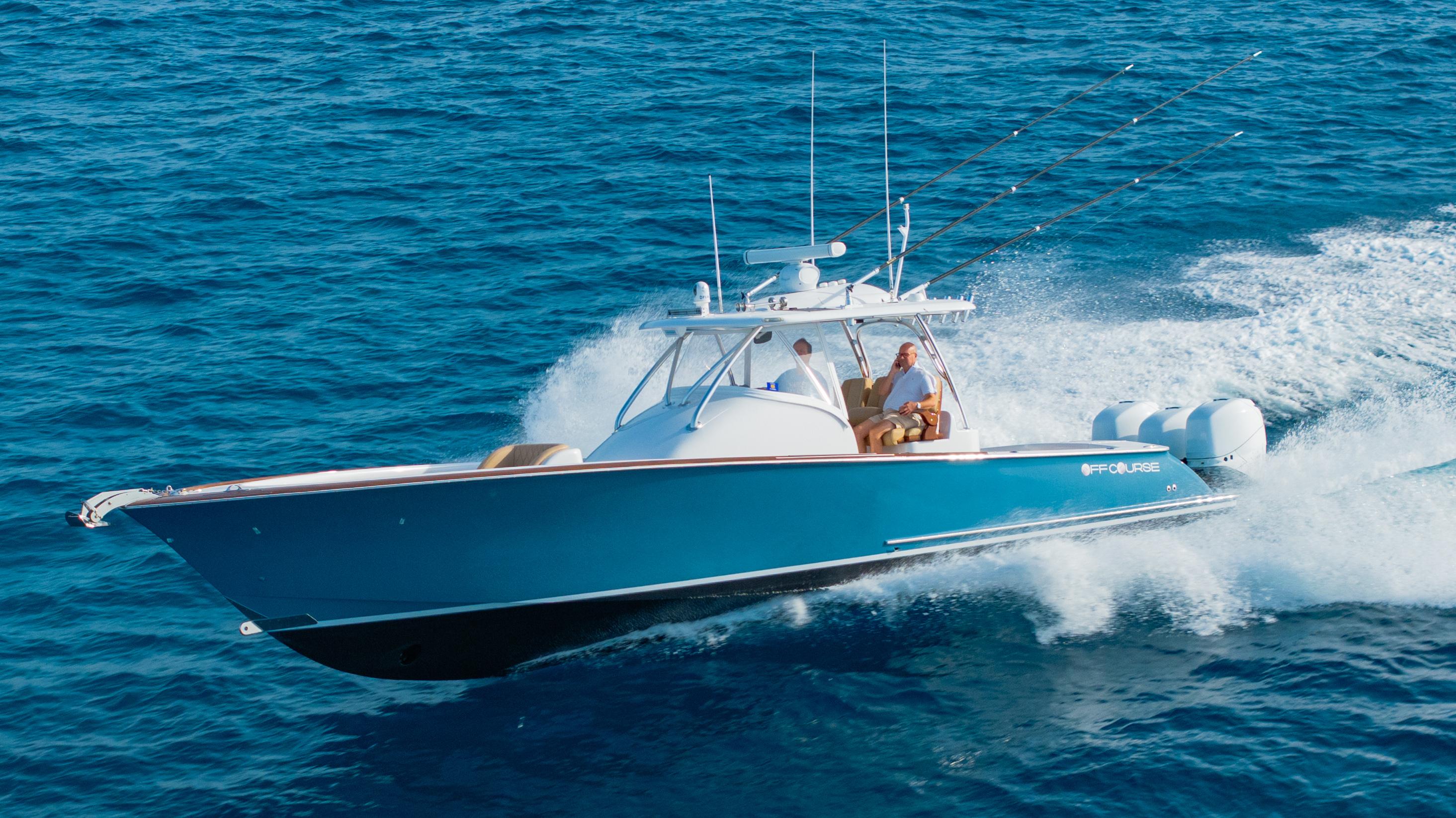 Winter Custom Yachts-37 Custom Carolina 2018-OFF COURSE (Name Reserved) FL-US-2018 Winter Custom Yachts 37 Custom Carolina cruising on open water.-9832172 | Thumbnail