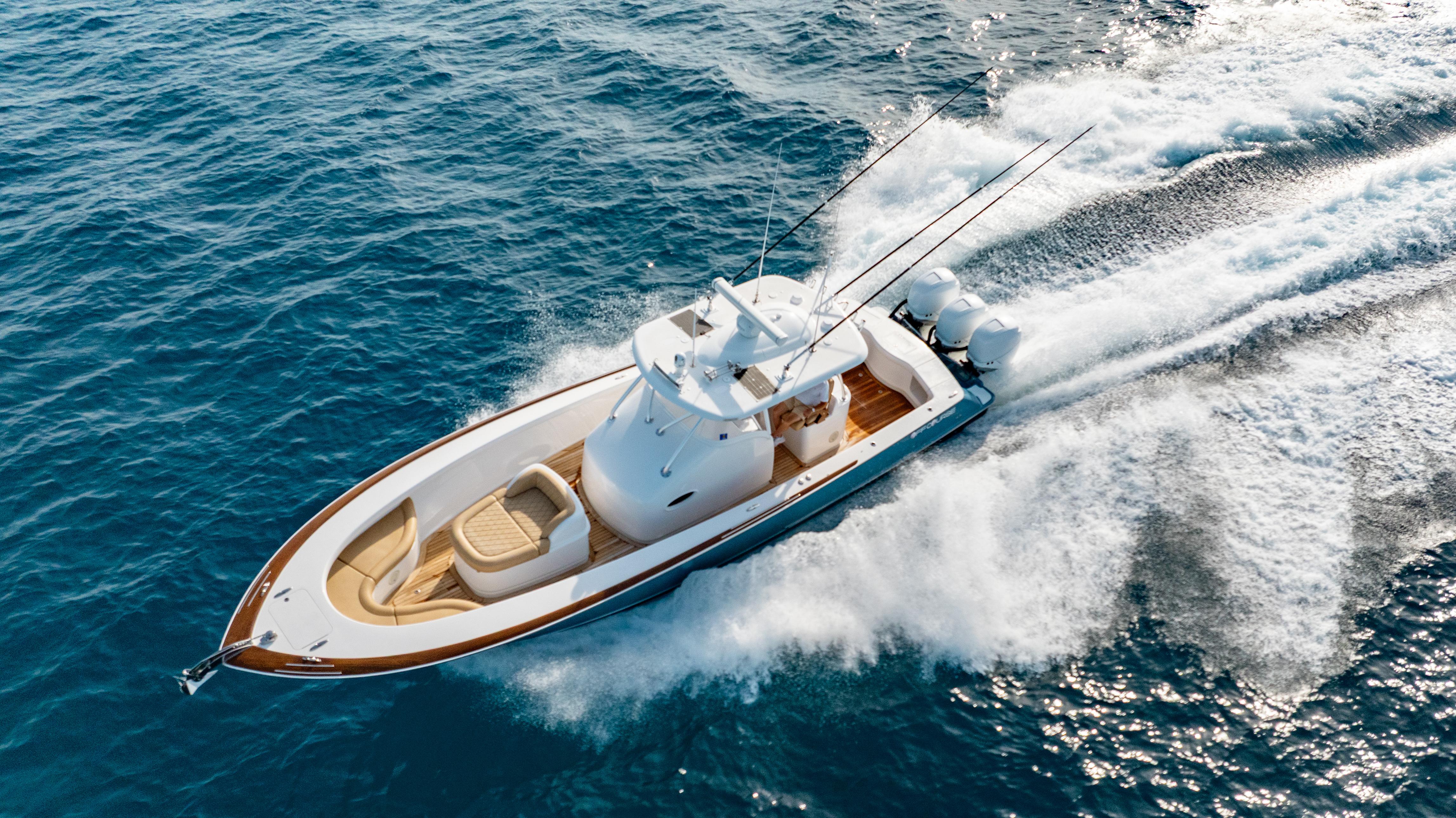 Winter Custom Yachts-37 Custom Carolina 2018-OFF COURSE (Name Reserved) FL-US-2018 Winter Custom Yachts 37 Custom Carolina cruising on open water.-9832172 | Thumbnail