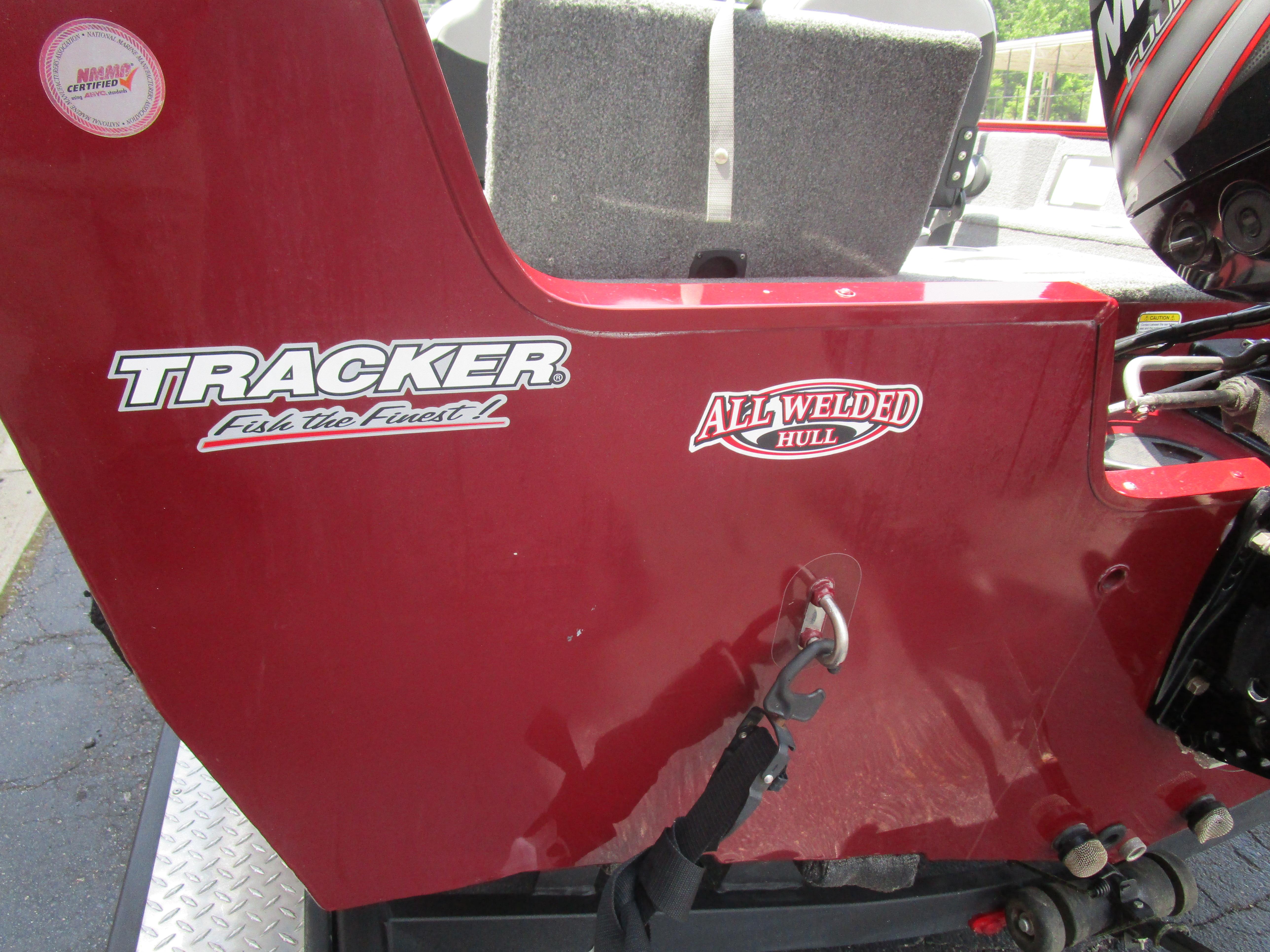 Red 2017 Tracker PGV175 COMBO boat with 
