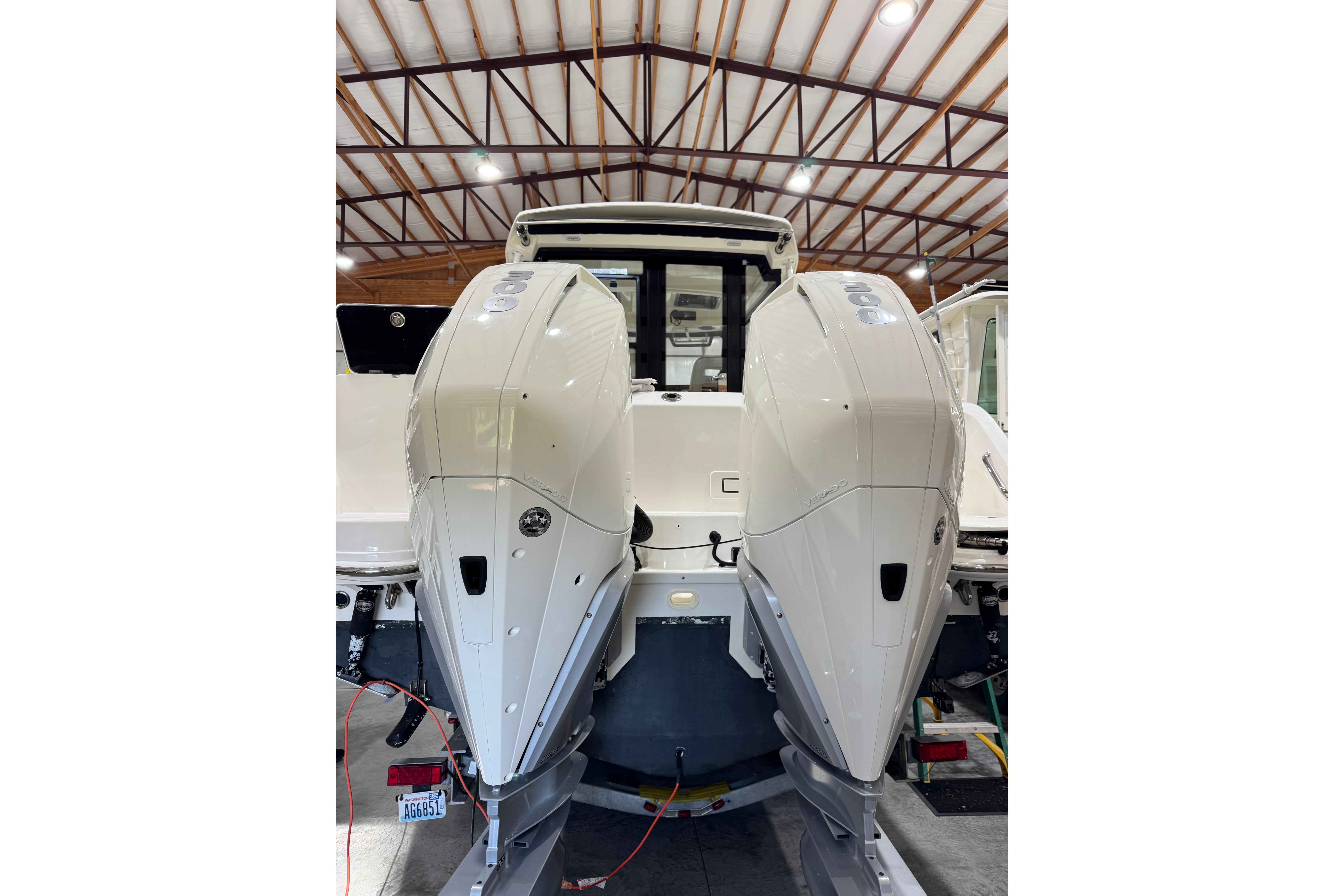 2022 Boston Whaler 325 Conquest Pilothouse #TBST32522 inventory image at Sun Country Yachts, Seattle