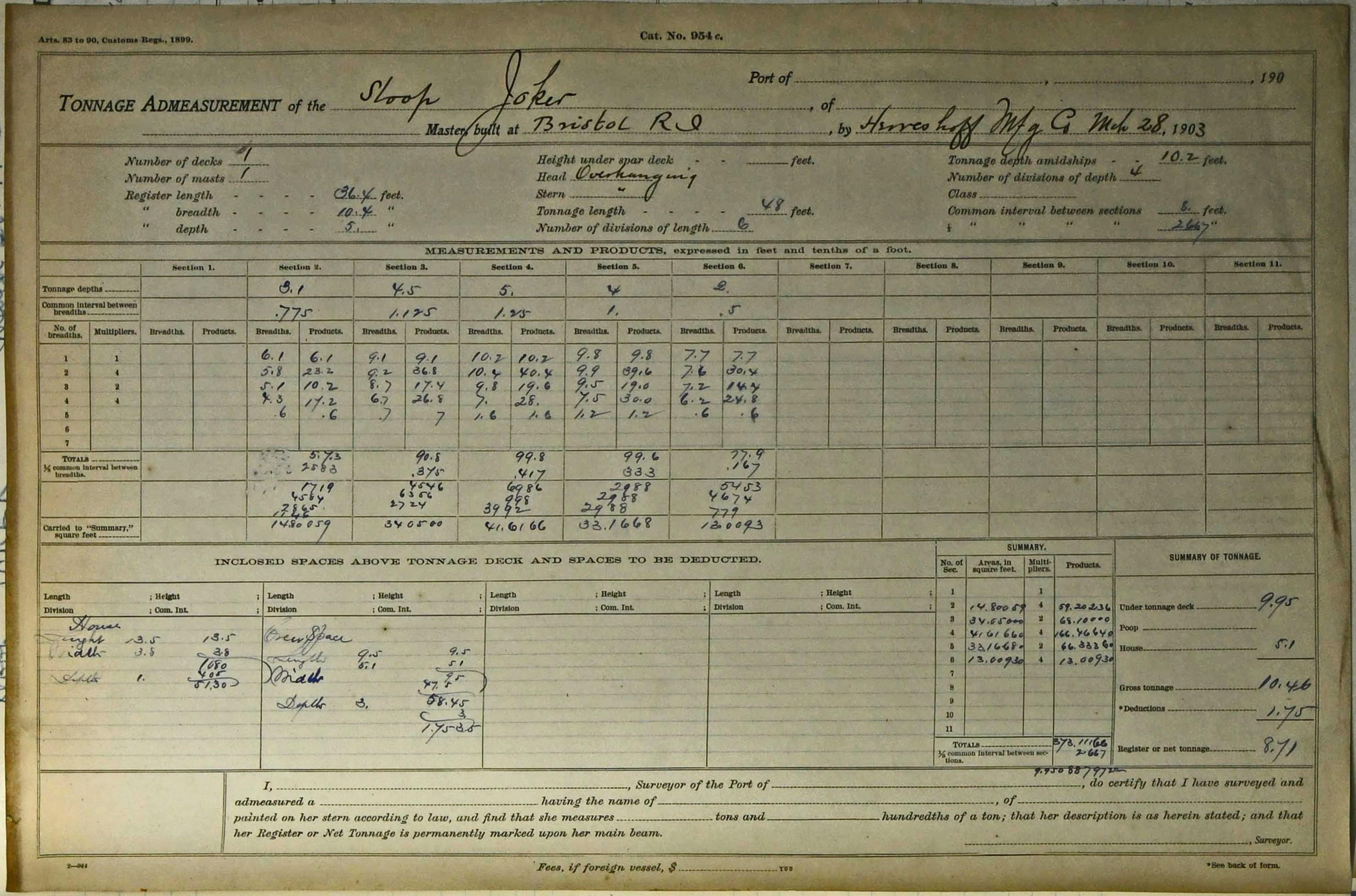 JOKER - 1903 Herreshoff Bar Harbor 31 gallery image 10