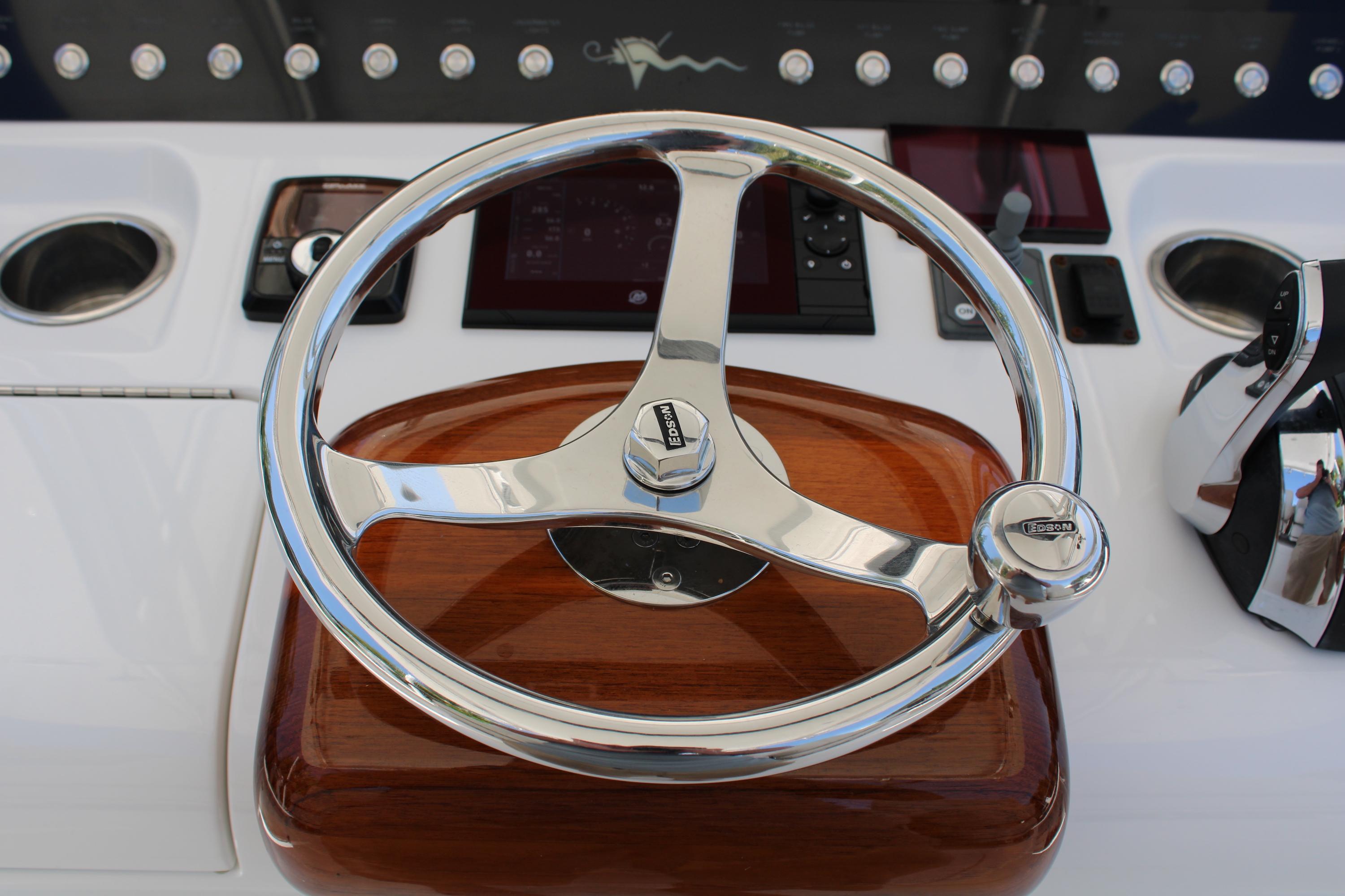 Valhalla 33 No Way Jose - Edson Stainless Steel Steering Wheel with Power Knob