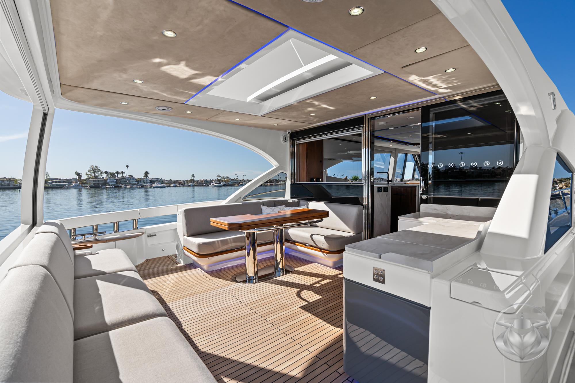 2025 Riviera 6800 Sport Yacht Platinum Edition #R009-25 inventory image at Sun Country Marine Group, Newport Beach 2025 Riviera 6800 Sport Yacht Platinum Edition #R009-25 inventory image at Sun Country Marine Group, Newport Beach